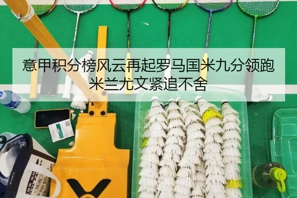 意甲积分榜风云再起罗马国米九分领跑米兰尤文紧追不舍 - bet365